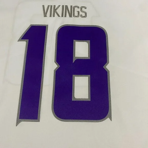 Justin Jefferson Minnesota Vikings #18 Jersey - Picture 3 of 8